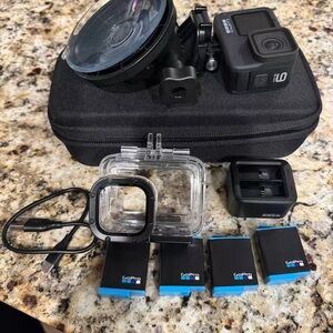 GoPro Black Underwater Camera Set with Accessories